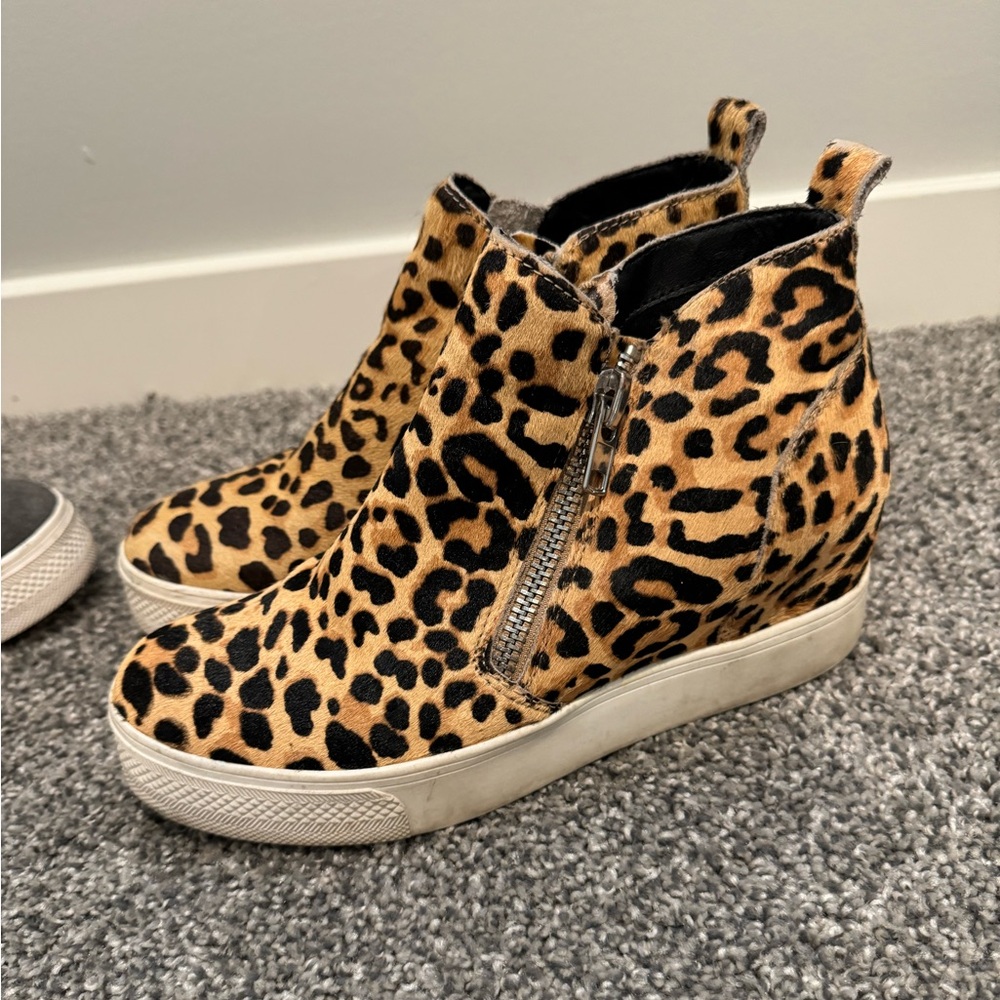 Cheetah Steve Madden Wedges 7.5